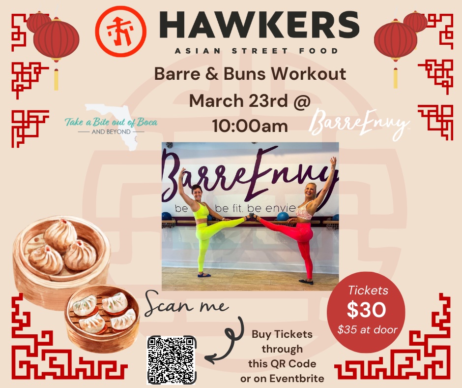 Barre & Buns Workout at Hawkers - Delray Beach Chamber